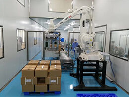 飲片碼垛機(jī)現(xiàn)場